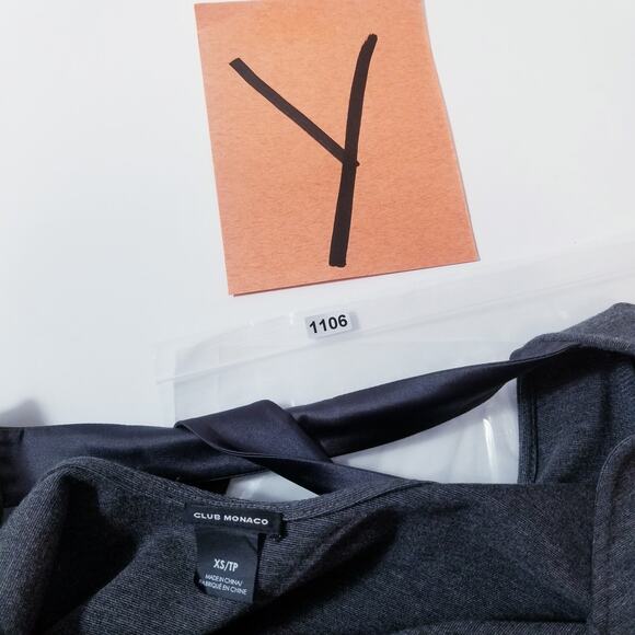 Club Monaco Gray Sheath Dress - Picture 9 of 9